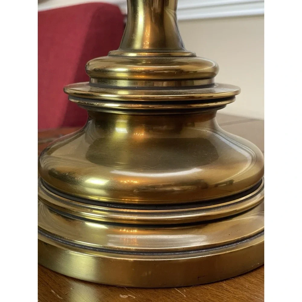 Vintage Brass And Ceramic Lamp 31